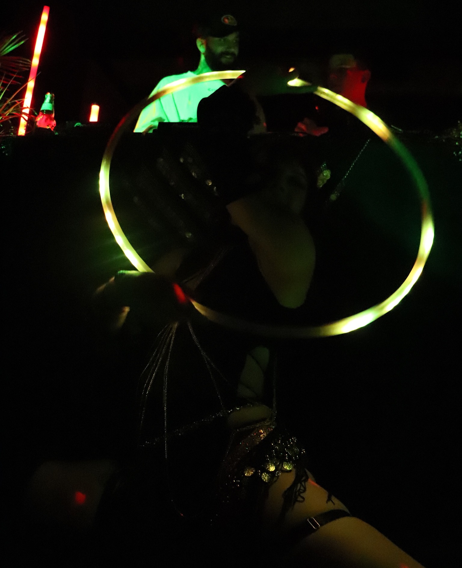 Darya Devotion LED hoop flow arts performer Austin