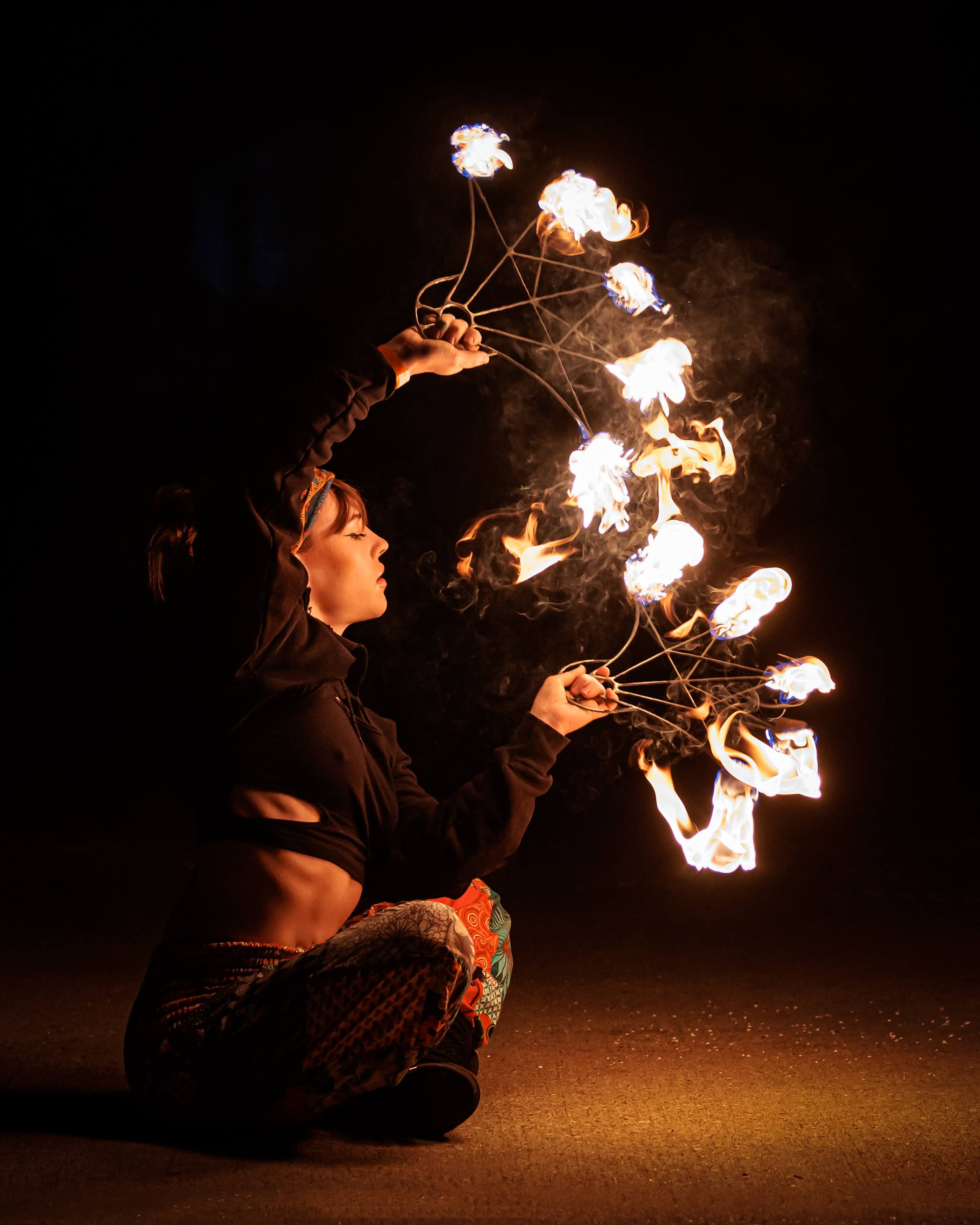 Fire performance photo by Ralph Alverson