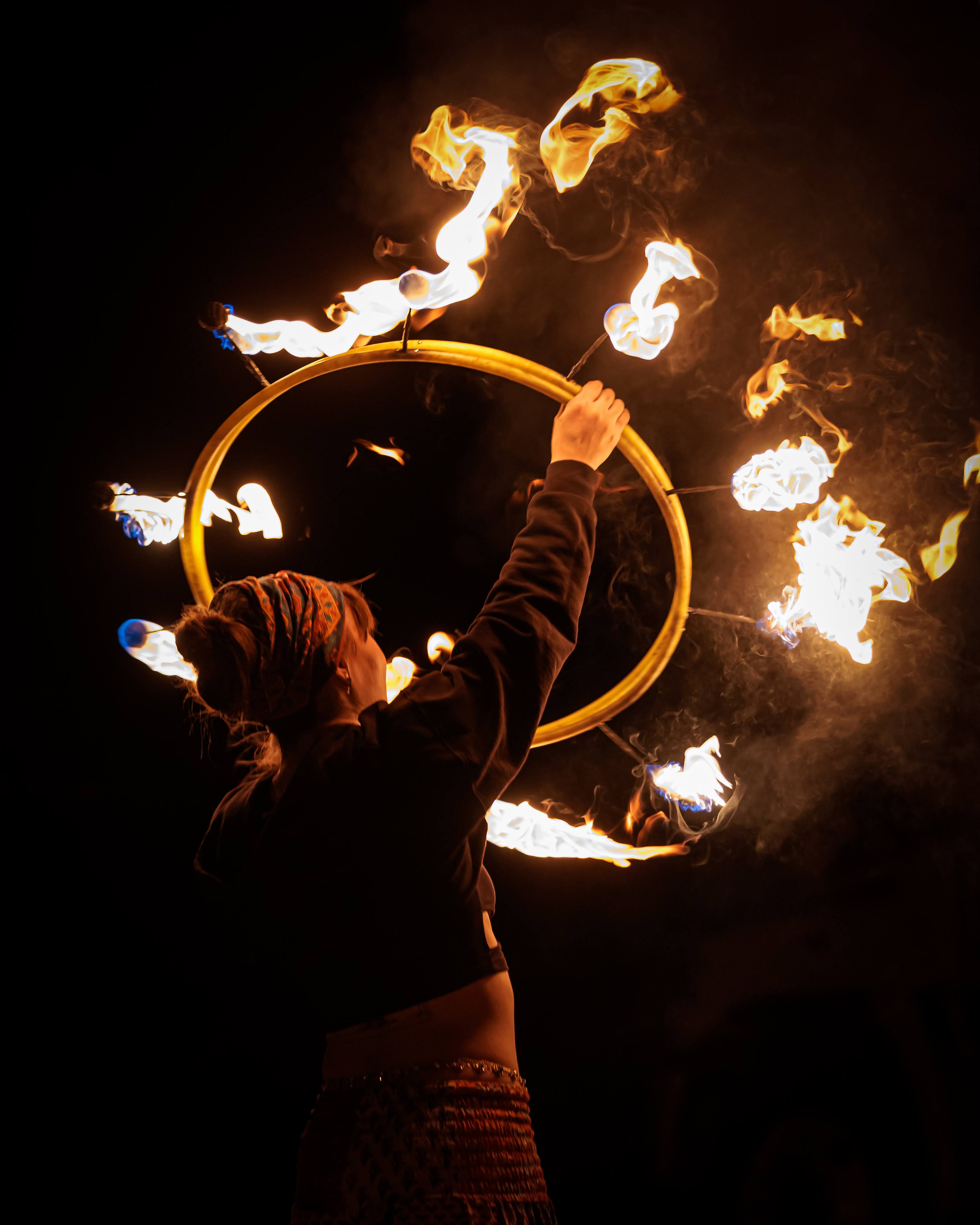 Fire performance photo by Ralph Alverson