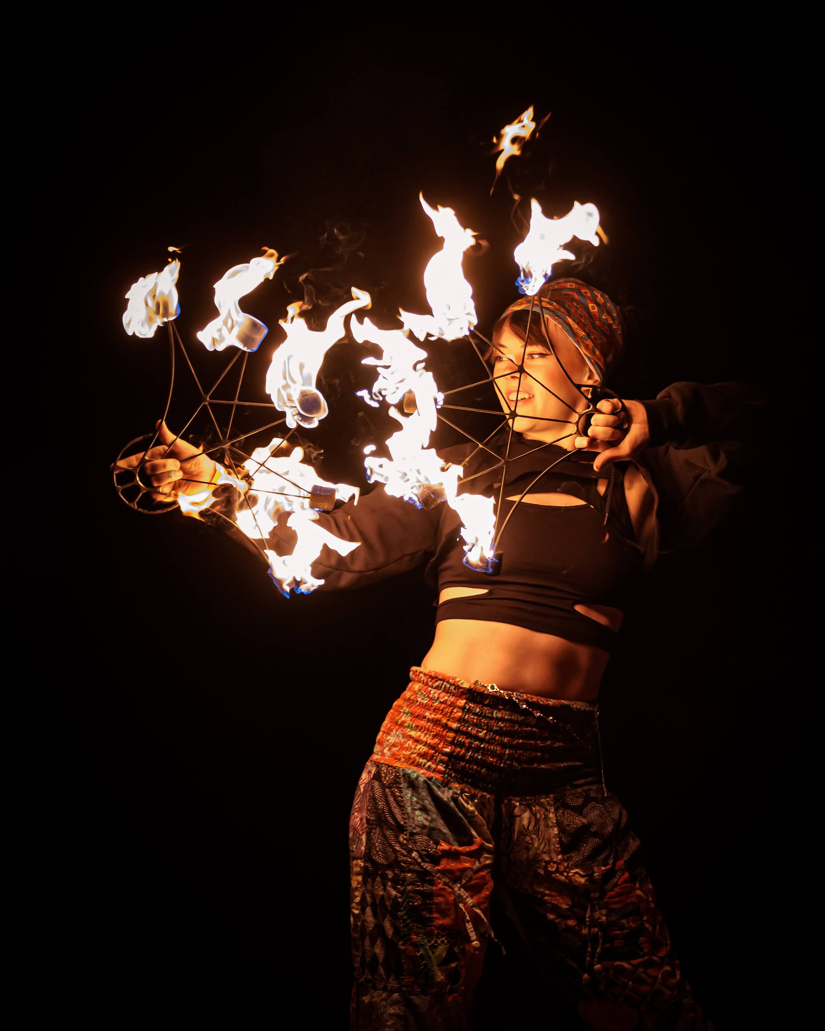 Fire performance photo by Ralph Alverson