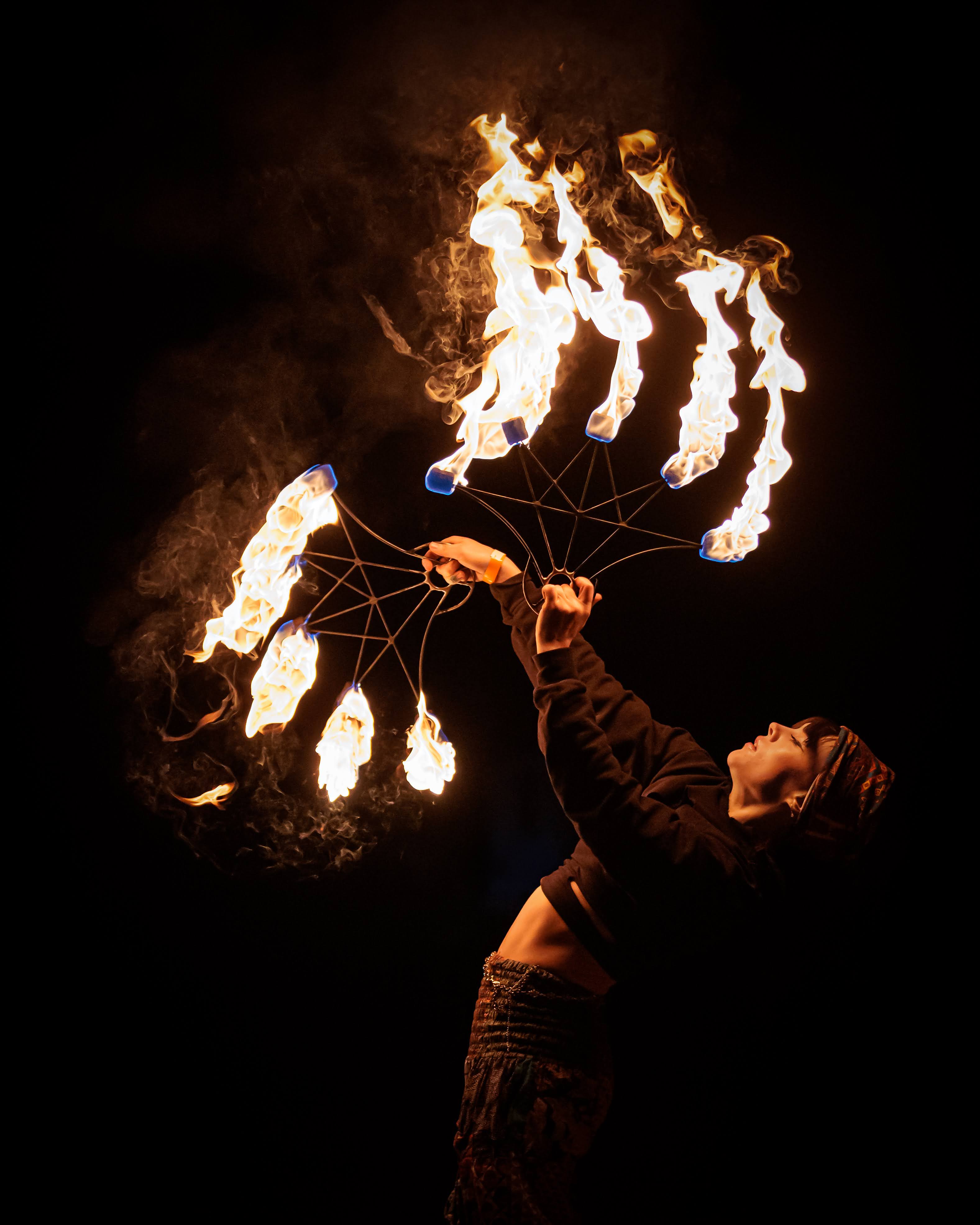 Fire performance photo by Ralph Alverson